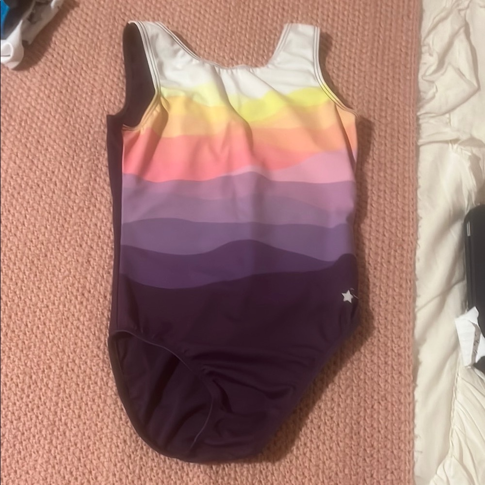 Colorful Striped leotard